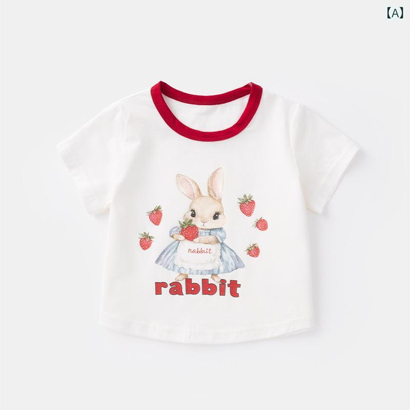・カテゴリ: 童Tシャツ・スタイル: 韓版・袖丈: 長袖・柄: 動物、純色、卡通・要素: 田園、卡通、可愛、花辺、潮范・ネックライン: 圓領・カラー展開: 白色小兔子上衣、大紅小兔子上衣、牛仔褲・サイズ展開: 73、80、90、100、110、120・主な素材: 綿91.8%・対象年齢: 1~3歳・対象身長: 80~100cm