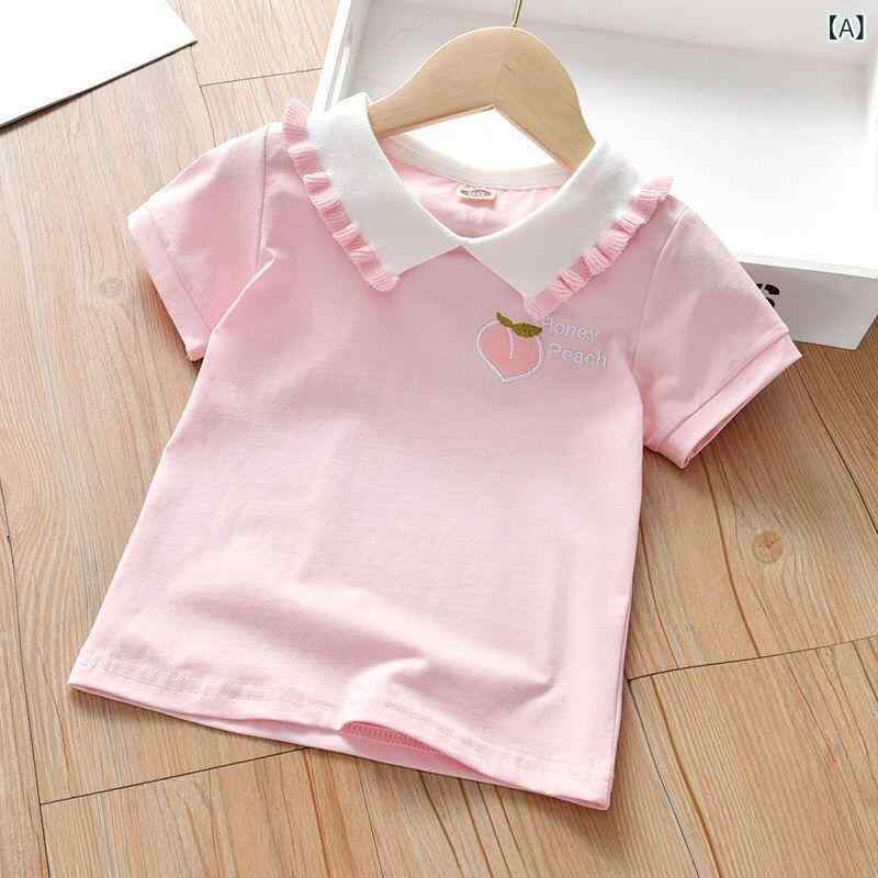 ・カテゴリ: 童Tシャツ・スタイル: カジュアル・主な素材: 綿95%・袖丈: 短袖・ネックライン: 丸首・柄: 無地、カード・カラー展開: ピンク、ホワイト、イエロー・サイズ展開: 90、100、110、120、130、140・機能: 吸湿速乾・要素: カード、可愛い