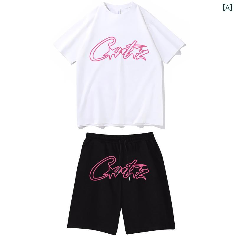 Футболка T‑shirt короткая — сет, мужская, легкий 180g хлопок, дышащая, быстро сохнущая, белая/черная/каппл, легкая, унисекс, летняя