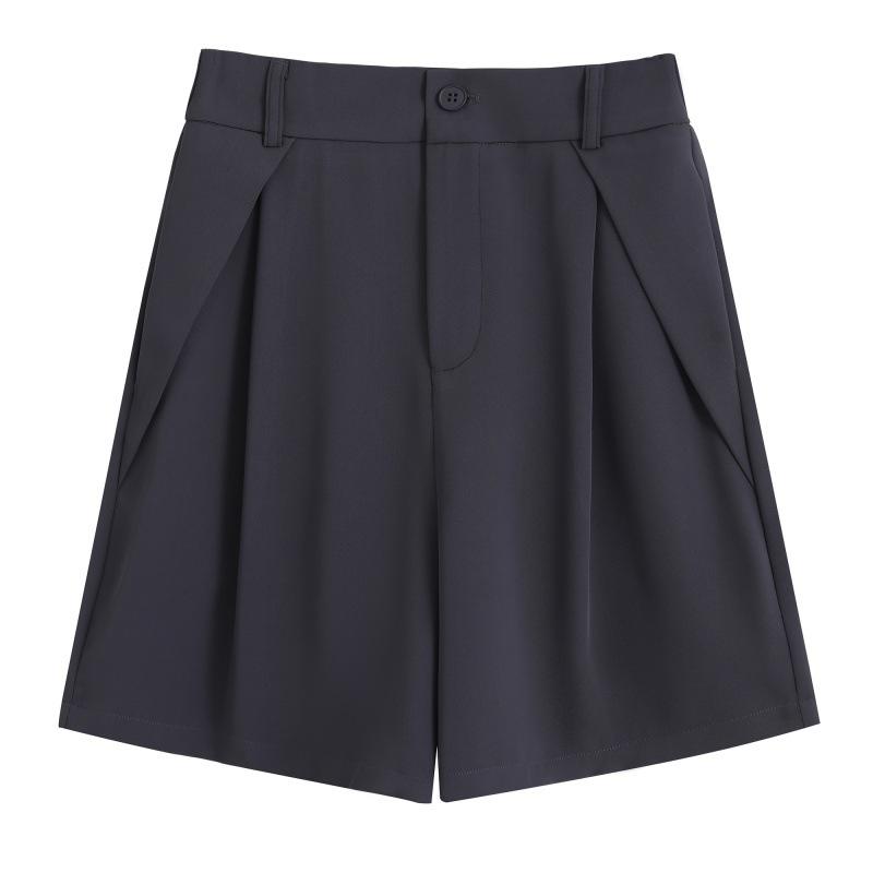 ・カテゴリ: ショートパンツ・スタイル: 通勤、都市・主な素材: ポリエステル100%・パンツ丈: ショート・ウエスト: 高腰・厚み: 薄手・流行要素: アシンメトリー・カラー展開: ブラック、グレー、ミルクホワイト・サイズ展開: XS、S、M、L、XL、2XL、XXXL・伸縮性: 微弾力