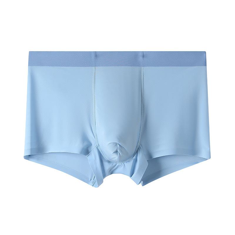 メンズ 内裤 四角パンツ 夏季 軽薄 透気 無痕 接触冷感 グラフェン 抑菌 底档 快適 大きめサイズ 琉璃青 薄荷緑 黒 中腰 ニット生地 ナイロン86% 純色 青年 成人 日常 インナー 機能性 下着 涼しい 速乾 快適 伸縮性 通勤 通年