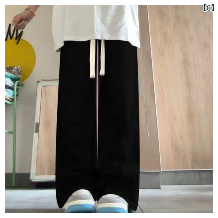 レディース 夏 トップス セット ワイドパンツ 学生風 インスピレーション スタイル...