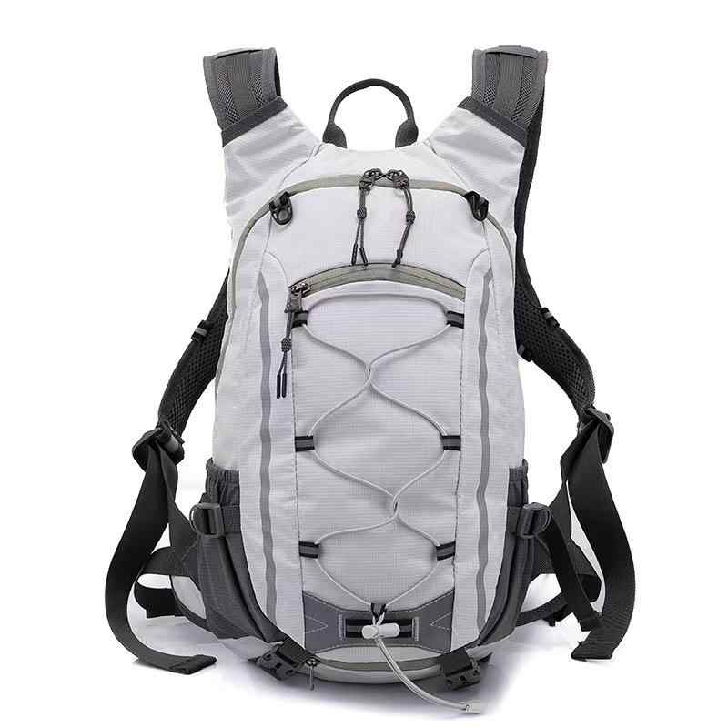 乐天商城 - バックパック メンズ レディース 20L 徒歩登山 越野ランニング サイクリング 軽量 ナイロン 防水 透気 超軽量 減負 気圧パッド 背負い紐 黄色 黒 果緑 純色 ナイロン素材 ポリエステル裏地 春季 屋外スポーツ 休闲旅行
