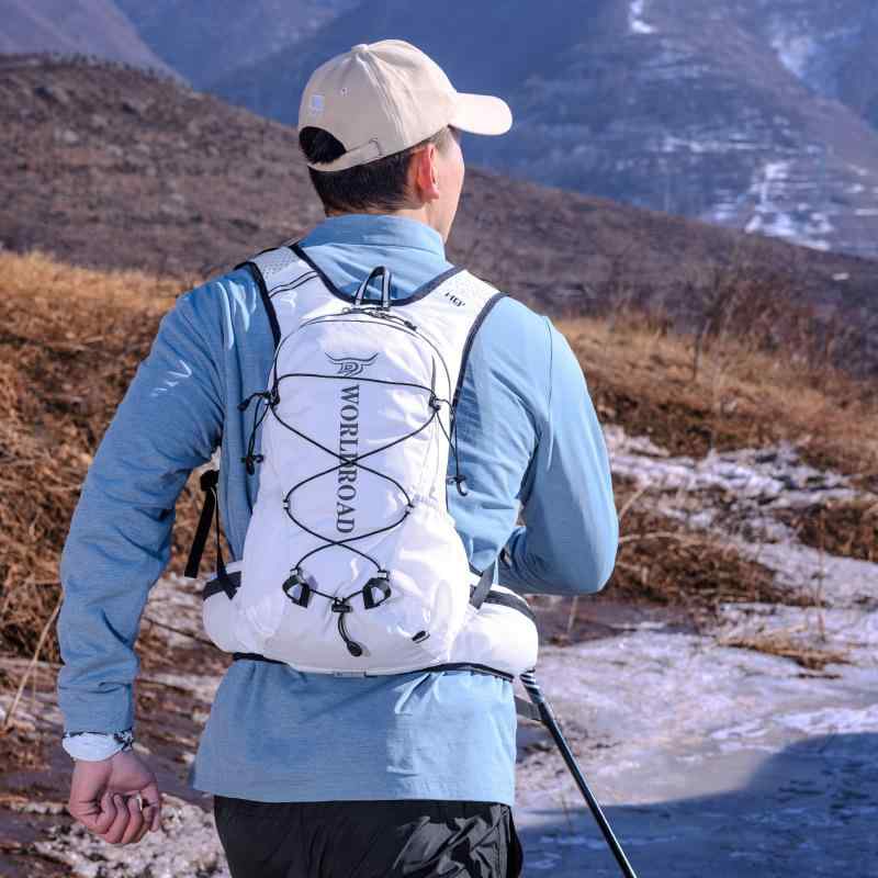 乐天商城 - 登山バックパック メンズ レディース ナイロン 防水 耐磨 拡張可能 軽量 透気性 20-35L 20L 35L 容量 弧形肩帯 純色 白色 灰色 黒 緑 夏 2025年 夏季 徒歩 旅行 フィットネス サイクリング アウトドア スポーツ バックパック