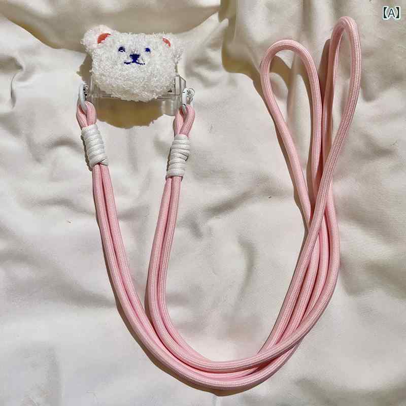 手機吊飾 - スマホストラップ キーホルダー くま モチロル風 かわいい スマホショルダー ストラップホール付き スマホアクセサリー チャーム付き スマホケース スマホアクセサリー ファッション小物 おしゃれ かわいい スマホチャーム スマホアクセ ストラップチェーン