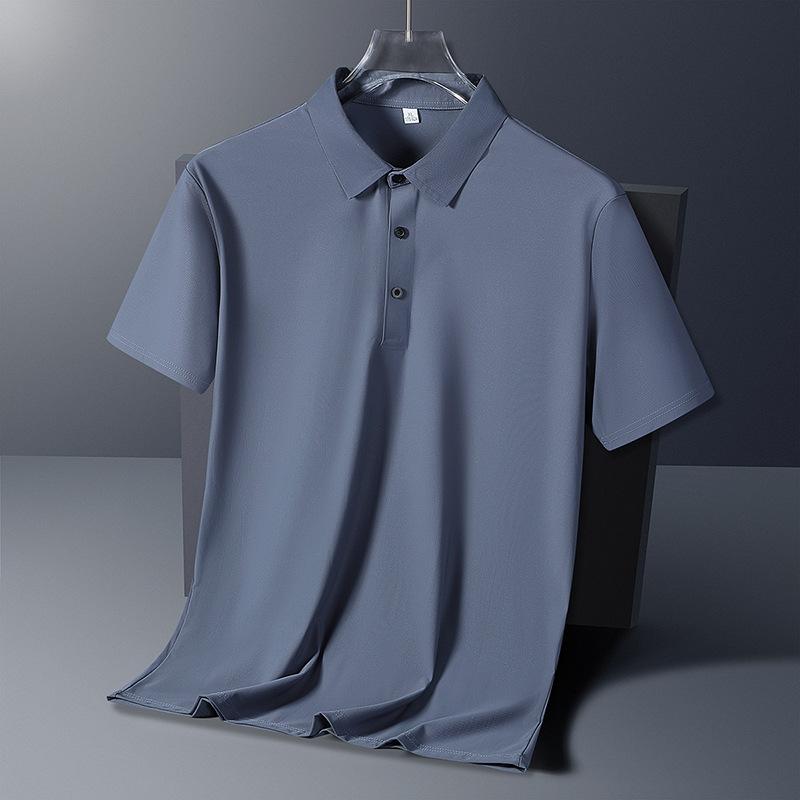 樂天商城 - POlOシャツ メンズ 夏 接触冷感 速乾 高級感 カジュアル ビジネス トップス 紳士服 男性服 上着 半袖シャツ 紺 白系 青系 黒