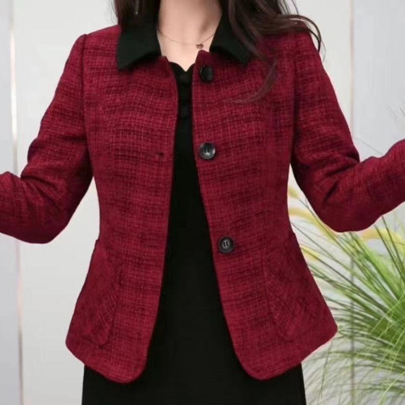 樂天商城 - アウター レディース 格子柄 長袖 トップス