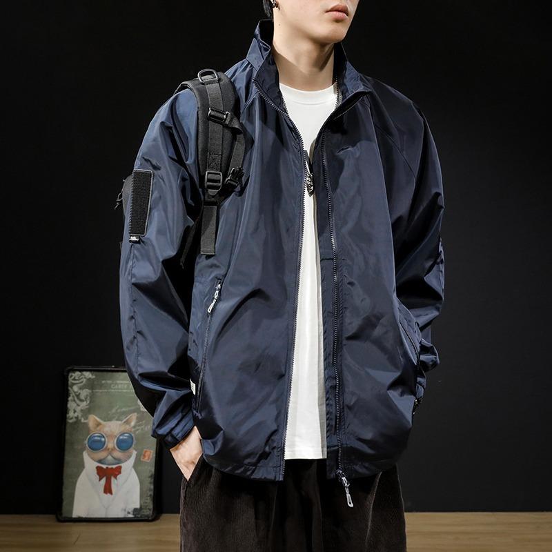 Rakuten - メンズ ジャケット 防潑水素材 工装 コーチジャケット 春秋 復古