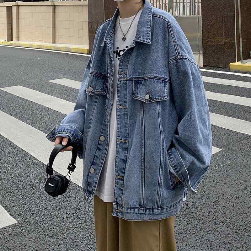 デニムジャケット メンズ 春秋 メンズ ジャケット カジュアル アウター ファッション おしゃれ かっこいい 男性 男性用 普段使い 部屋着 アウトドア風 紳士用 ブルー 黒