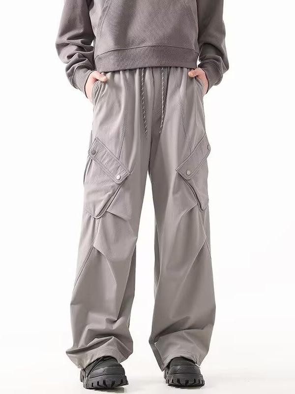 Rakuten - ユーティリティパンツ メンズ カーゴパンツ カジュアル アウトドア ワークパンツ ストレート ワイドレッグ 快適 軽量 春夏 秋 冬 オールシーズン 男性 ズボン ボトムス 紳士服 ファッション おしゃれ トレンド 定番 人気 流行