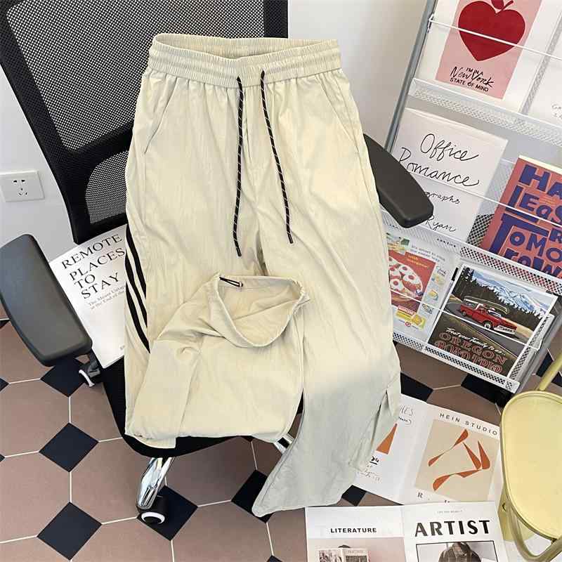 アウトドア 登山 トレッキングパンツ メンズ ポケット カーゴパンツ ストリート 直筒 ゆったり 長ズボン