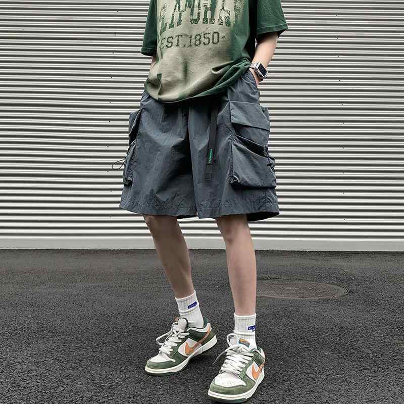 カーゴパンツ メンズ 夏 カジュアル ズボン 膝丈 ゆったり ワークパンツ 五分丈 快適 おしゃれ ファッション