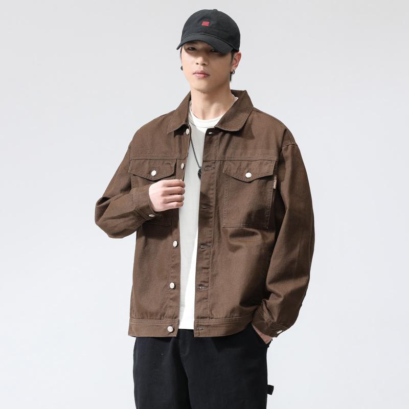 Jumper, Blouson - メンズ カジュアルシャツ 長袖シャツ ポケットデザイン おしゃれ 秋物 アウター ジャケット アウター