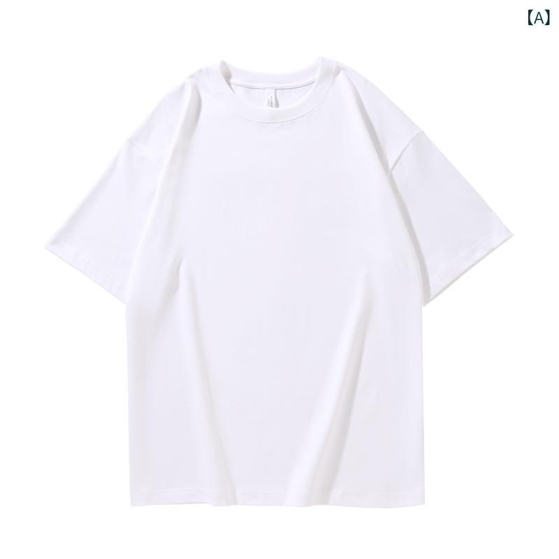 乐天商城 - Tシャツ レディース 半袖 無地 綿100% カジュアル ゆったり おしゃれ 春夏 黒 白 ベージュ 紺
