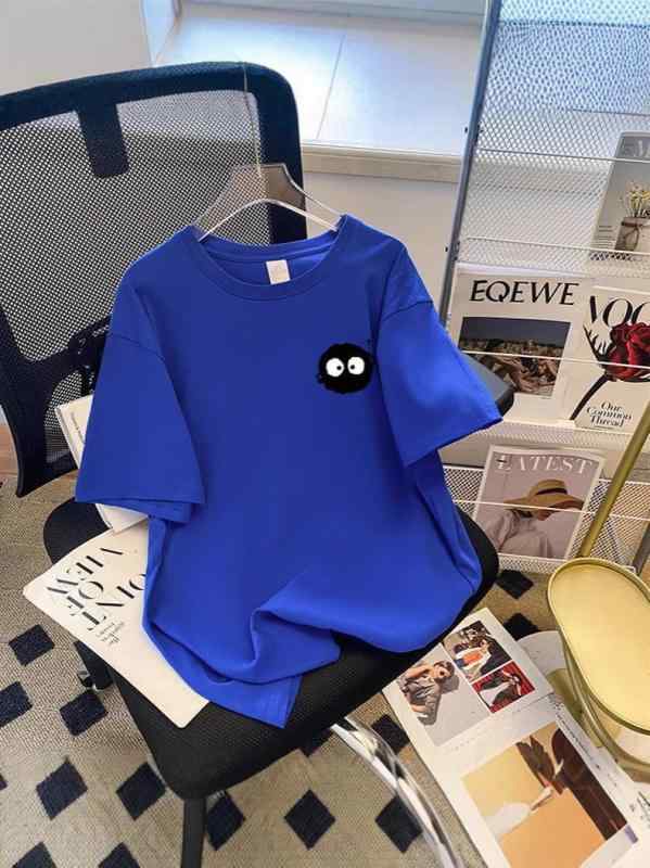トップス 半袖 Tシャツ レディース カジュアルウェア レディース 日韓風 プリント柄 ゆったり A2578 2025夏 塩素繊維 recycled fiber printing
