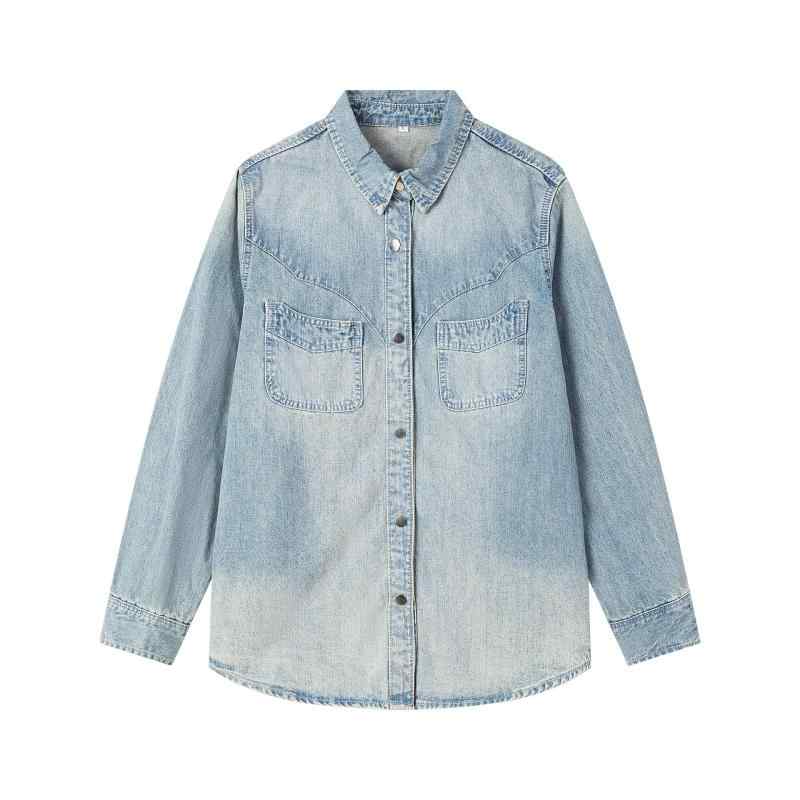 Jumper, Blouson - デニムジャケット メンズ 男性用 春秋 アウター カジュアル アウター ヴィンテージ風 長袖 ジーンズジャケット おしゃれ かっこいい ゆったり 大きいサイズ