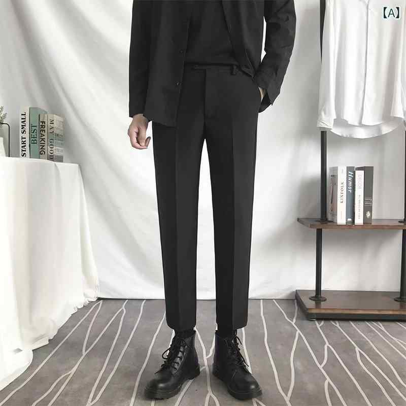 メンズ カジュアルパンツ ビジネスパンツ 春秋 ビジネス カジュアル 紳士服 男性用 ズボン 快適 普段使い 上質 上品 ゆったり ストレートパンツ 伸縮性 通年 紳士用 快適素材 仕事用 紳士用 快適素材 fork-br-10879322 フォークBR サンプル画像2
