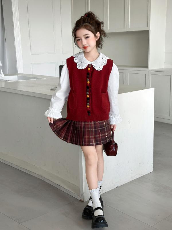 Rakuten - 女児 トップス 3点セット 春秋 子供服 韓国風 韩系 男の子 女の子 110文字