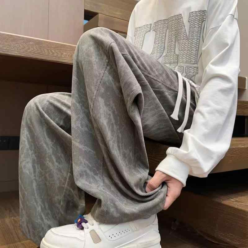 Other - パンツ ズボン ベルベットパンツ 紳士服 秋冬 厚手 暖かい 直線 楽ちん ゆったり 梨型パンツ カジュアルパンツ 男性用 紳士用 普段使い アウトドア 黒 緑 ピンク