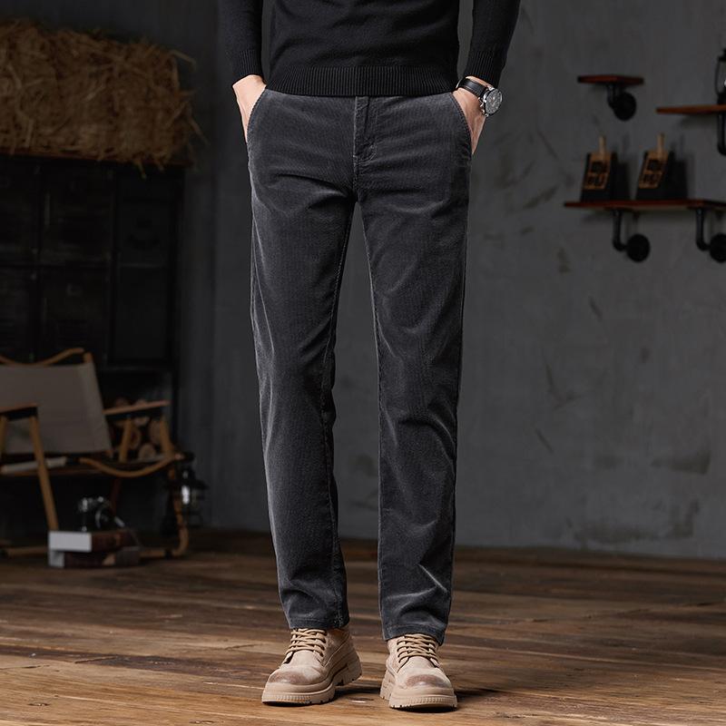 パンツ カジュアルパンツ メンズ 男性用 細畝 コーデュロイパンツ ビジネス 通勤 普段使い 秋 冬 M L XL XXL XXXL