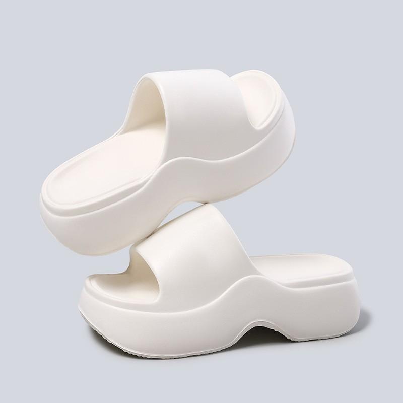 Sandals - 厚底サンダル レディース 夏 ビーチサンダル 疲れにくい 柔らかい おしゃれ かわいい 室内履き 外履き 2025年春 快適 室内用 室内シューズ