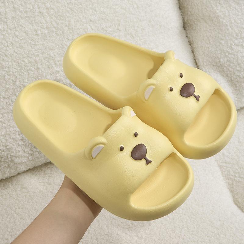 Rakuten - 子供用 室内用 浴室用 防滑 かわいい キャラクター スリッパEVA製 室内履き 柔らかい 快適 疲労軽減 耐衝撃性