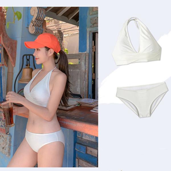 樂天商城 - 水着 レディース 三角ビキニ ハイウエスト 温泉 プール 海 旅行 ビーチ リゾート セクシー かわいい おしゃれ かわいい 露出控えめ 体型カバー