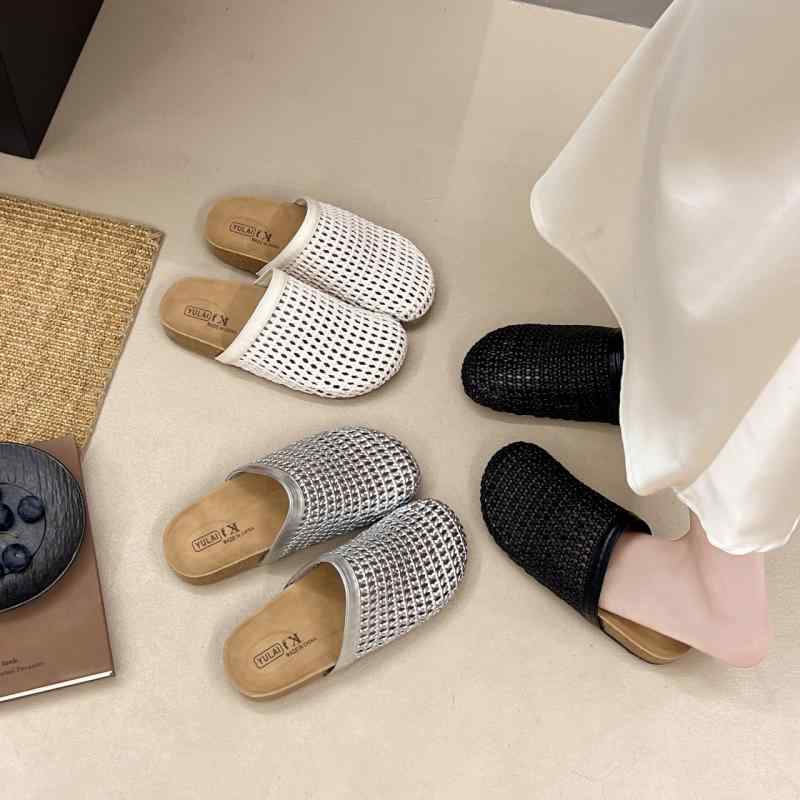 サンダル レディース 厚底 包頭サンダル 涼しい 蒸れない 通気性 快適 履きやすい 歩きやすい 疲れにくい ビーチサンダル 夏用サンダル サマーサンダル ビーチシューズ 室内履き 事務所用 室内用 オフィス用 事務用 職場用 婦人用 女性用 サンダル銀