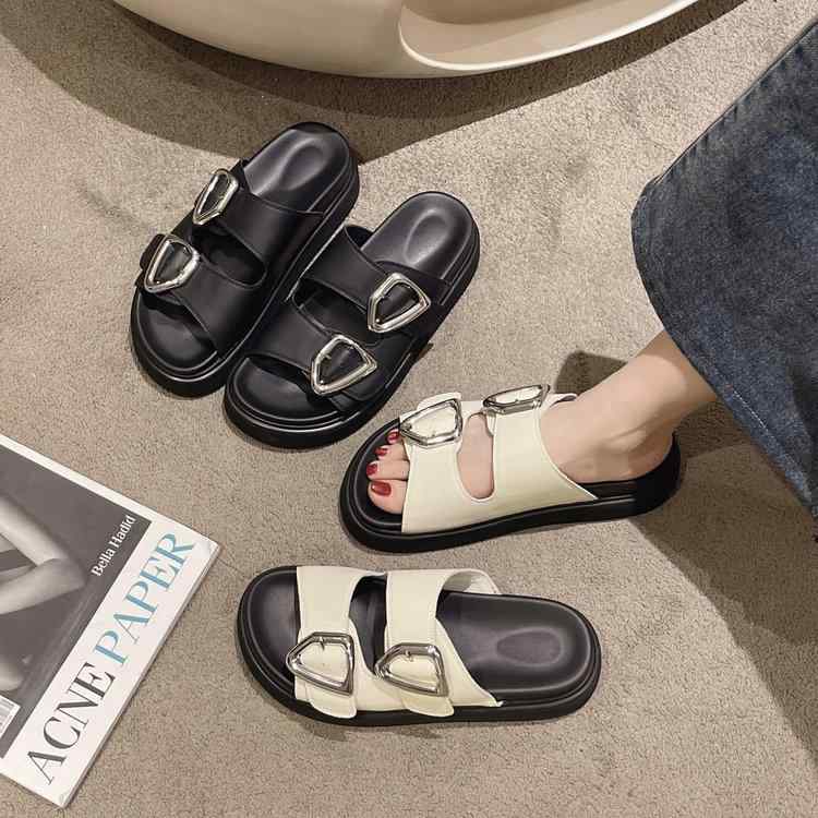 厚底サンダル レディース 夏用 ビーチサンダル ベルクロサンダル つっかけサンダル 24.5cm 25cm 26cm 27cm 28cm