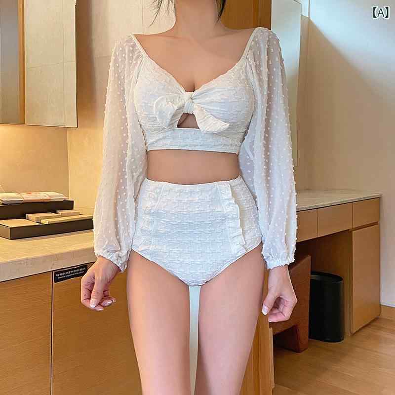 水着 レディース ワンピース 長袖 保守 セクシー 大人用 スイムウェア 競泳水着 温泉 プール 海水着 海水浴 マリンスポーツ 体型カバー ビーチウェア S M L XL 2