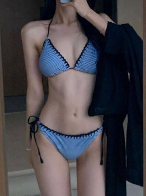 水着 ビキニ レディース セパレート 三角パンツ ノンワイヤー 胸パッド付き 夏 海 プール 温泉 スイミング レディス スイムウェア レディス 婦人服 女性用 水泳 競泳