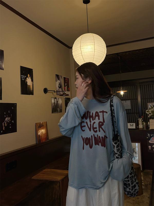 女士 - トップス レディース Tシャツ 長袖 チュニック 綿麻混 ゆったり 春夏用 スリット入り カジュアル おしゃれ カジュアル きれいめ 普段使い 接触冷感 吸湿速乾 軽量 伸縮性 高級感 ハイウエスト Vネック ブラック系 UPF30+