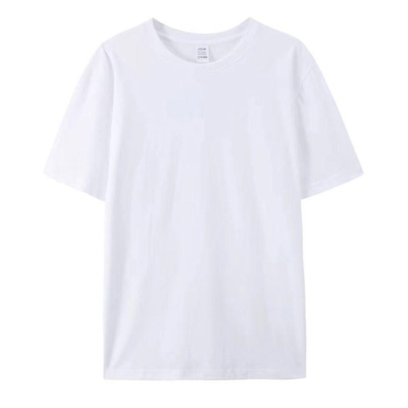 Tシャツ メンズ 綿100% 無地 半袖 丸首 カジュアル 夏物 紳士用 トップス 黒 白 グレー系