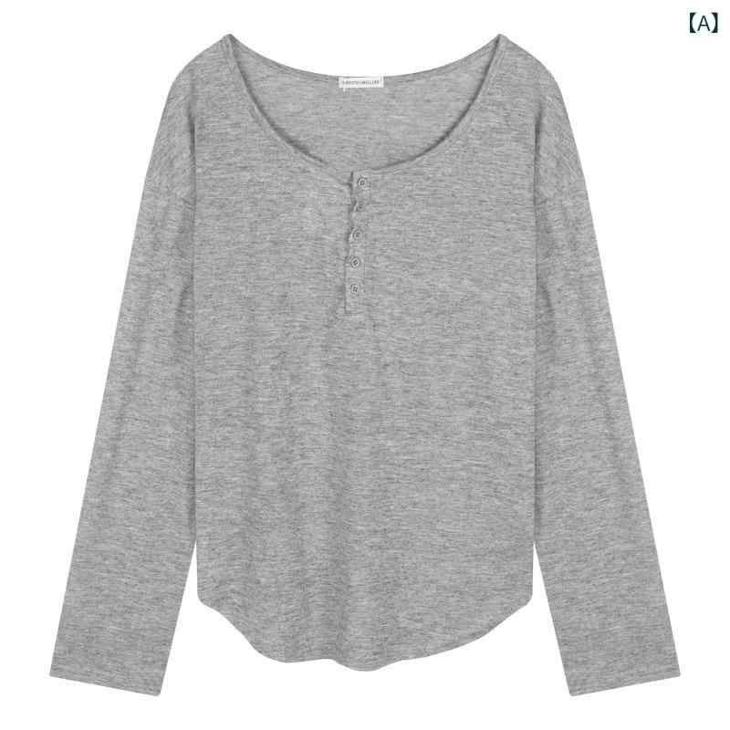 Tシャツ レディース 薄手 防晒 Vネック 長袖 トップス 灰色 かわいい おしゃれ 通勤用 普段使い 春夏用 ブラック系