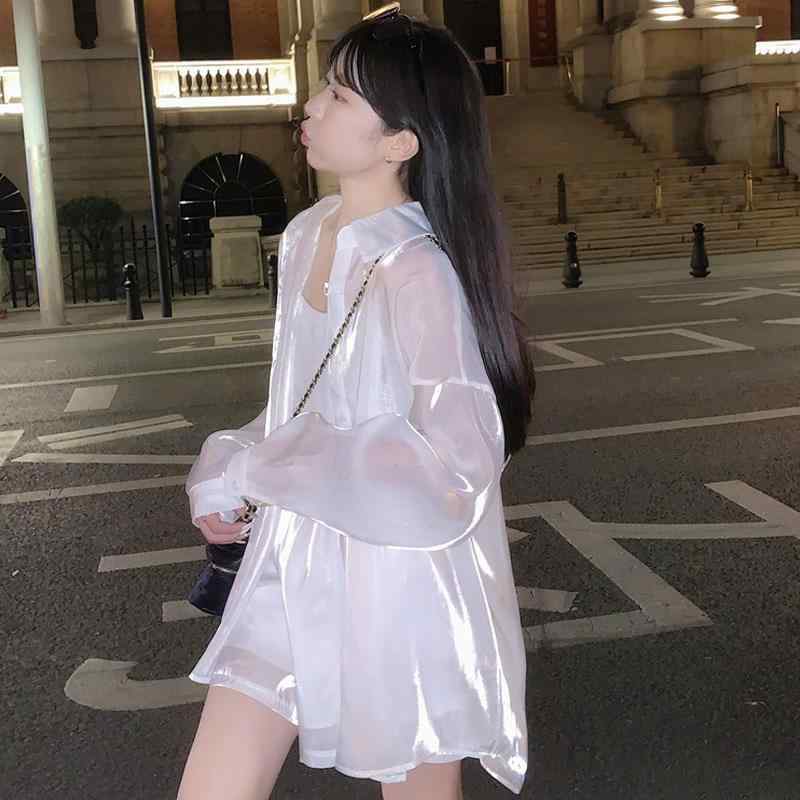 Ladies - アウター レディース 薄手 長袖 カーディガン 防風 UVカット 夏用 上質素材 軽量 通気性 涼しい おしゃれ かわいい きれいめ カジュアル 通勤 通学 デイリーユース 普段使い サマーカーディガン