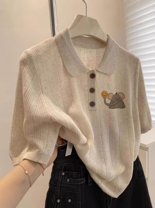 Tシャツ polo shirt レディース 接触冷感 速乾 軽量 涼しい 夏服 韓流 カジュアル ...