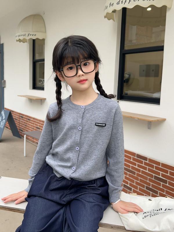 子供服 ニットカーディガン 男の子 女の子 春秋 長袖 トップス ベビー服 赤ちゃん 韓国風 かわいい おしゃれ