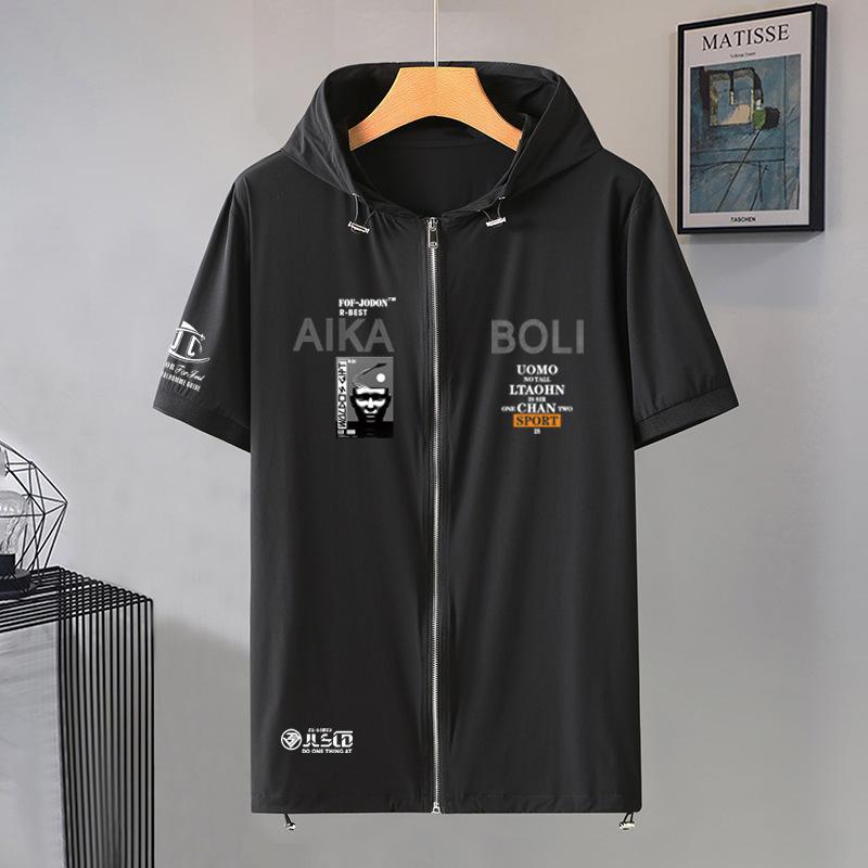 トップス メンズ 半袖Tシャツ 夏 通気性 速乾性 軽量 カジュアル 幾何柄 プリント ラグラン袖 トレーナー 180kg 対応
