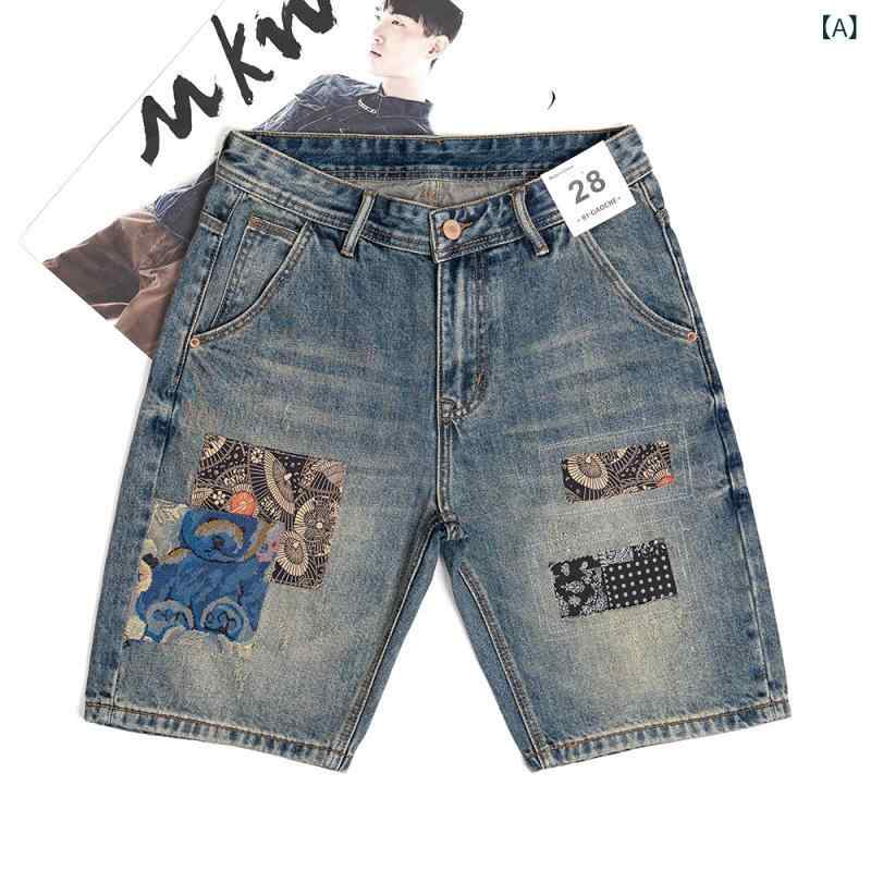 乐天商城 - パンツ メンズ デニムパンツ ストレート ジーンズ カジュアル 普段使い 通勤用 夏 薄手 M L XL 2XL 3XL 4XL