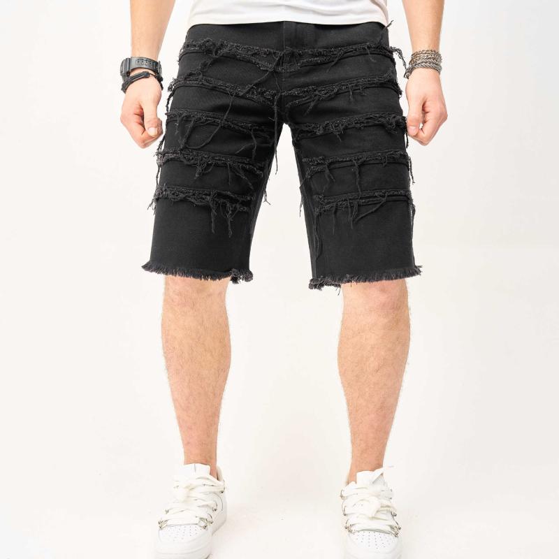 メンズ デニムパンツ ストレート ルーズ カジュアル ワークパンツ テーパード ジーンズ 春夏用 3-1cm 誤差範囲