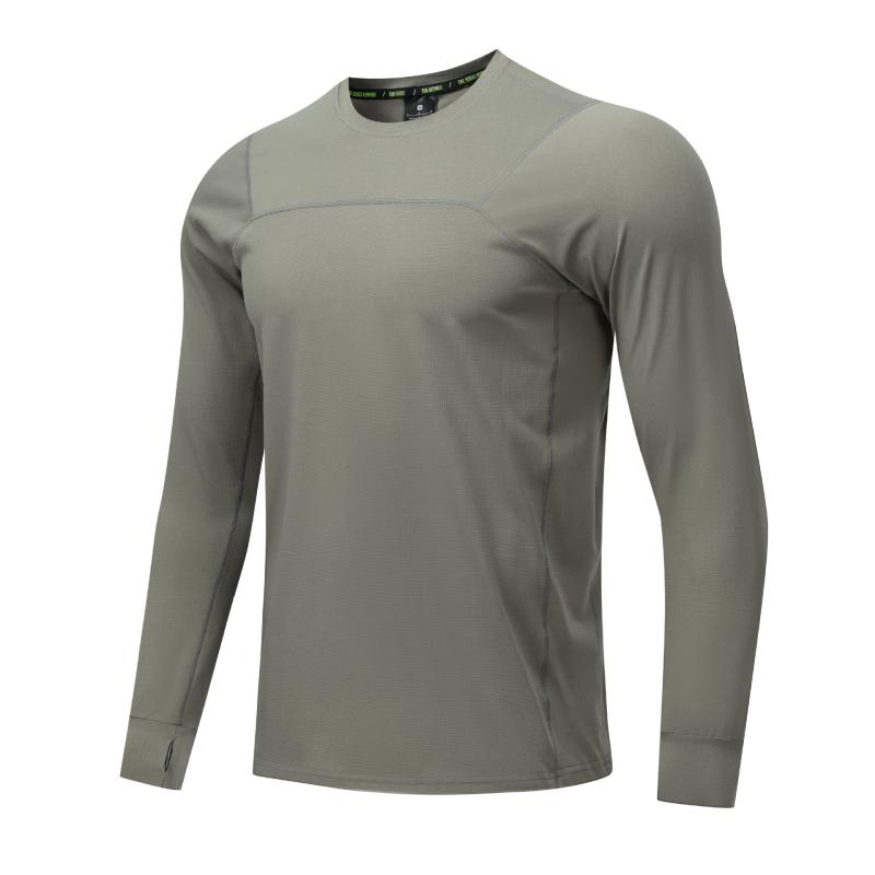 "トップス メンズ 長袖 速乾 円形ネック Tシャツ 男性 秋季 スポーツウェア ランニングウェア 運動 ランニングウェア 男性用 ウェア 運動服 運動衣 運動着 運動シャツ 運動トップス 運動ウェア 運動シャツ 運動 ウェア 運動衣 運動着 運動シャツ