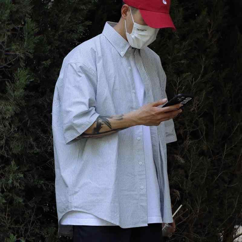 樂天商城 - シャツ メンズ ストライプ柄 カジュアルシャツ 長袖シャツ トップス 男性用 トップス 春夏用 紳士服 ビジネスシャツ ゆったり おしゃれ きれいめ ファッション 普段使い 通勤用 涼しい 快適 通気性 吸湿速乾性 高品質