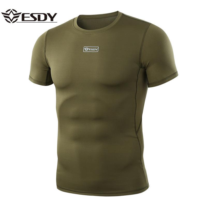 トップス メンズ 速乾Tシャツ グリーン 緑 男性用 半袖Tシャツ アウトドア 登山 ハイキング ランニング 体操 運動ウェア スポーツウェア トレーニングウェア}