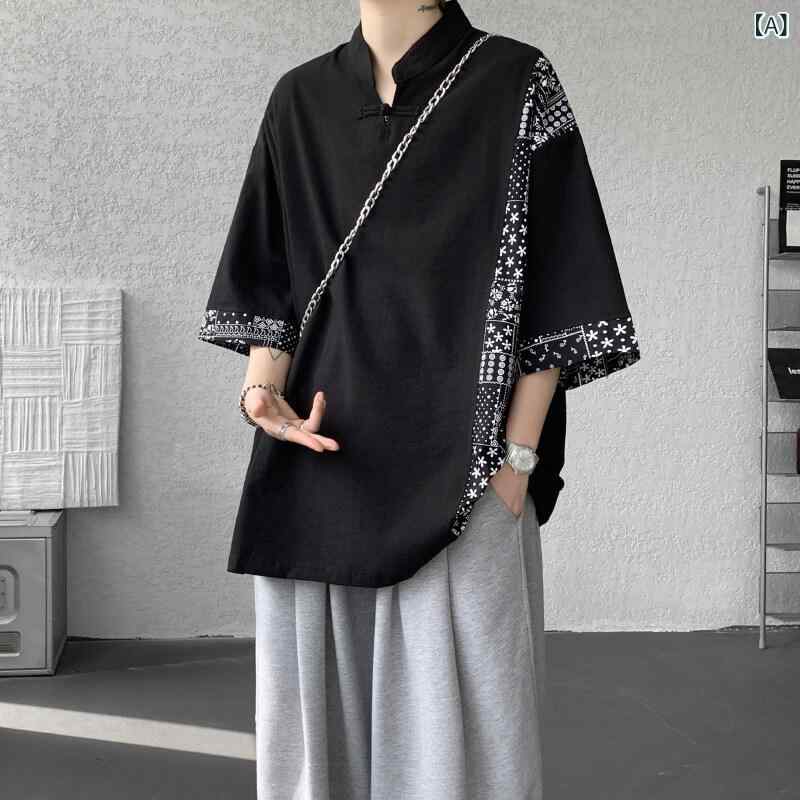 スタイル: 若者の流行商品番号: B238-DX1225主な生地構成: リネンパターン: その他/その他バージョン: ルーズタイプ供給カテゴリー: スポット群衆に適しています: ティーンエイジャー袖丈: 半袖フードをかぶるかどうか: フードなし厚さ: 薄いブランド: other季節に合わせて: Summer発売年・発売時期: 2025年春生地名: シルク主な生地成分の含有量: 30%以下該当するシナリオ: 毎日スタイルの詳細: スプライシング印刷テーマ: クリエイティブで楽しい職人技: その他色: 黒,白サイズ: M,L,XL,2XL,3XL,4XL,5XL,6XL,7XL,8XLスリーブタイプ: 通常のオリジナルデザインソース: いいえ品質検査報告書はありますか？: いいえグラム重量: 180g（含む）～250g（含まない）マテリアル機能: 抗菌剤対象年齢層: 大人対象性別: 男性製品カテゴリー: Tシャツ