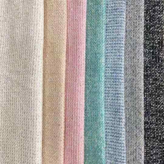 粗花呢面料 外套 秋冬 apparel orange pink green blue gray beige black