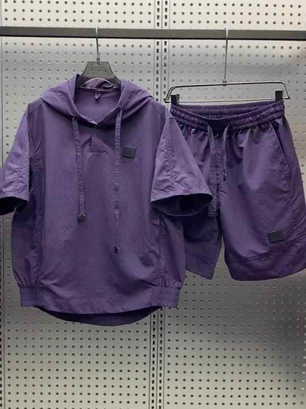メンズ カジュアルウェア セットアップ 上下セットアップ 軽量 通気性 速乾性 薄手 半袖 短パン フーディー 快適 普段使い アウトドア 夏 春夏 秋服 秋冬