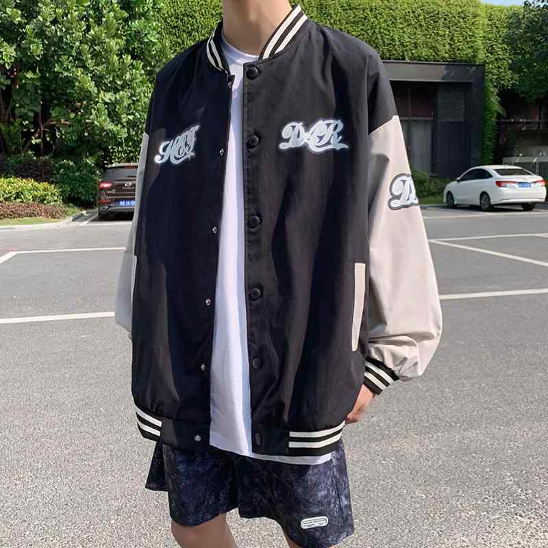 アウター メンズ ブルゾン ジャケット カジュアル 春秋用 薄手 軽量 通気性 ポケット付き おしゃれ ファッション 男性 紳士用 普段使い アウトドア 黒 ブラック グレー アイボリー系