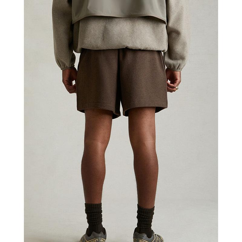 ショートパンツ カジュアル 無地 春夏 Munsingwear grassland green label relaxing Essentials Flash 草木灰