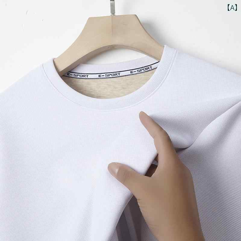 FC - W 18811 メンズ 2025 春の 新作 長袖 Tシャツ メンズ 韓国 スタイルビジネスカジュアルメンズ 厚手 スウェットシャツ
