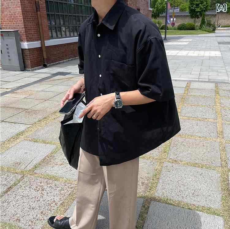 ソースカテゴリ: 現物ブランド: その他貨物番号: Hf1220823生地名: 化学繊維系混紡マテリアル機能: その他生地の本数: 40本スタイル: 韓国版ゴールドラッシュのカテゴリ: 青春流行(18 ~ 24歳)デザイン: カーディガンプレートタイプ: ゆったり型襟タイプ: 折り襟袖の長さ: 半袖パターン: 純色厚さが薄い: 薄いタイプ誤差範囲: 1-5在庫ですか: はい在庫タイプ: 全体デザインの詳細: ポケット装飾人ごみに合っている: 青少年発売年/季節: 2023年夏メイン生地成分: ポリエステル繊維 (ポリエステル)メイン生地成分の含有量: 100適用シーン: レジャーカラー: 黒,ブルーサイズ: M,L,Xl,Xxxl季節にぴったり: 夏クラフト: アイロンフリー処理クロスボーダー輸出専用供給源ですか: いいえオリジナルデザインのソース: いいえ品質検査報告の有無: いいえ適用年齢層: 成人適用性別: 男製品カテゴリ: シャツ
